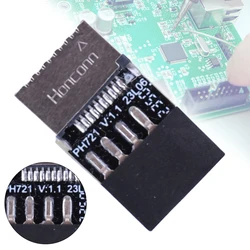 Adaptador Tipo E a USB 2.0 para Placa Base - 9 Pines