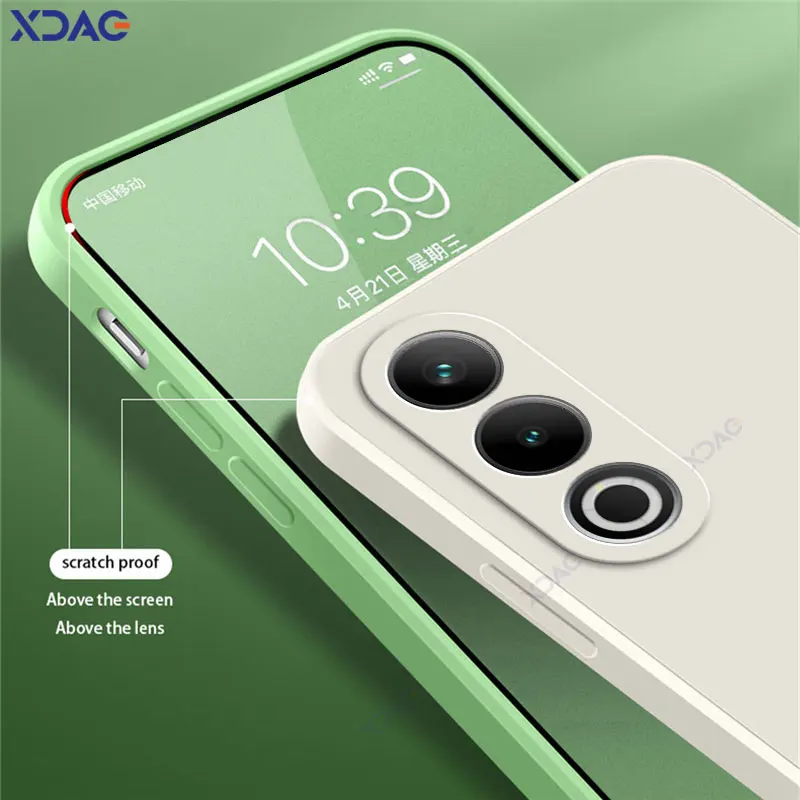 Funda de teléfono líquida cuadrada de lujo para OnePlus Ace 3V 5G, carcasa trasera de silicona suave a prueba de golpes One Plus Ace 3V Ace3V V - imagen 5