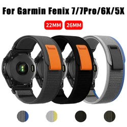 Correa deportiva nailon Garmin QuickFit para Fenix Epix Forerunner