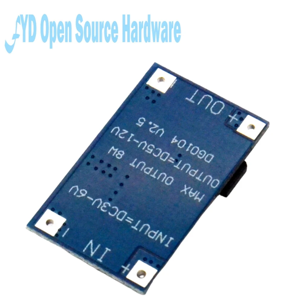 1-10 Uds 8W DC-DC módulo convertidor de refuerzo 3V a 12V regulador de voltaje elevador, 3,7 V Li-ion a 12V para fuente de alimentación DIY - imagen 4