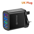 UK Plug Black