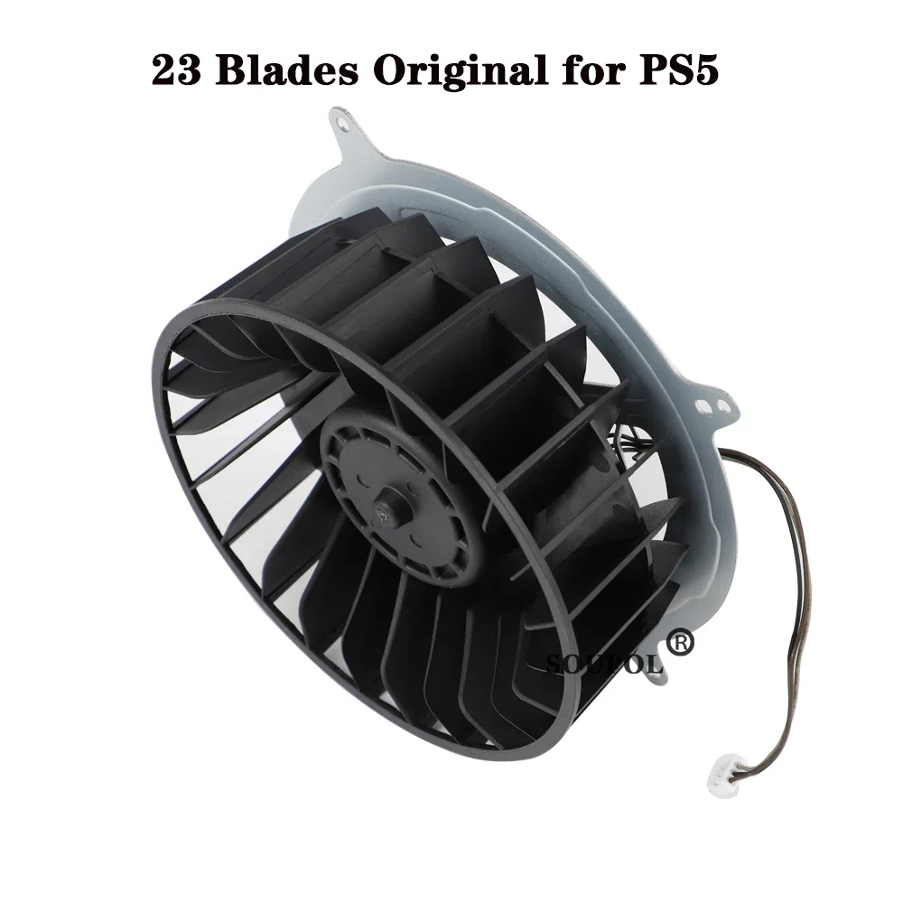 Ventilador de refrigeración interno Original para consolas PS5, 17 aspas, 23 aspas, ventilador enfriador interno para disipadores de calor PS5 Slim Host, 19 aspas - imagen 5