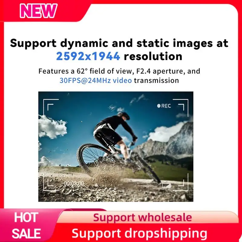 Módulo de halow Wifi HR01 Superior Pi-Camlow para cámara Raspberry Pi HAT de 5MP rango de 2KM red de malla de 32,5 Mbps - imagen 3