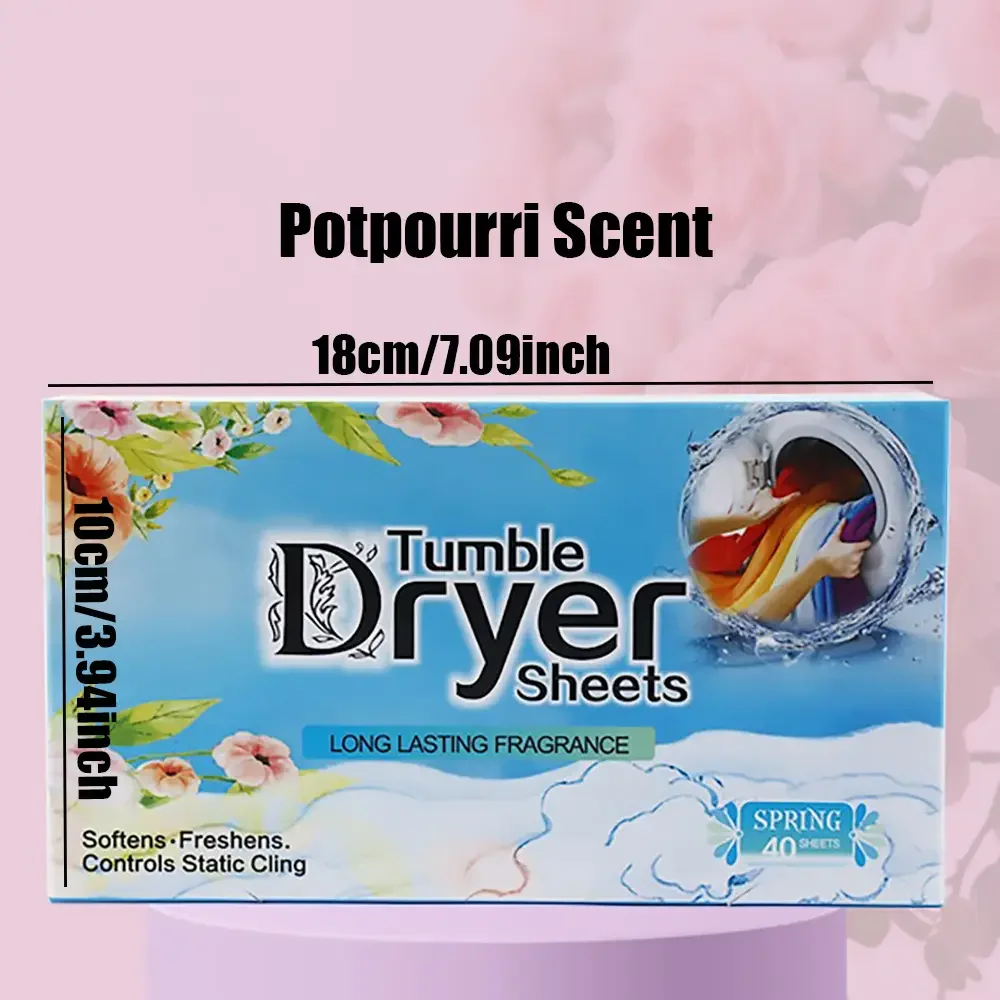 (40 uds) solo secadora, tabletas para alisar ropa, socio de lavandería, además de secado, eliminación de olores, tabletas aromáticas, aroma de ropa - imagen 4