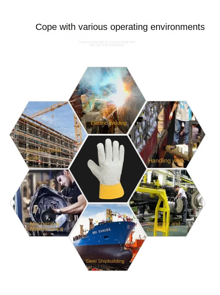 Guantes de soldadura multifuncionales, resistentes al calor, Mig, Stick, Tig, soldador, parrilla, estufa, barbacoa, Cestus - imagen 3