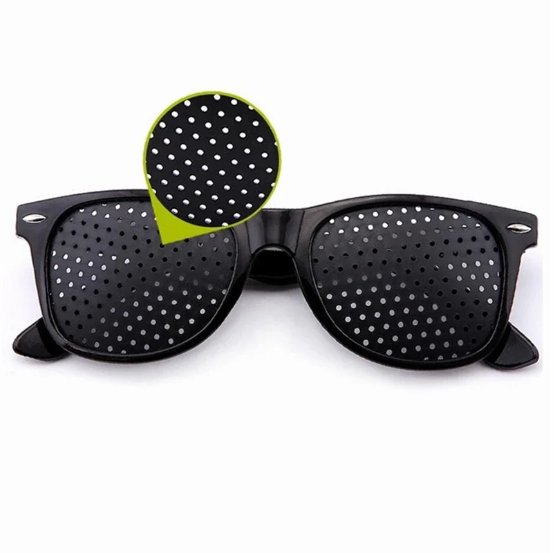 Gafas correctoras portátiles para el cuidado de la visión, gafas estenopeicas con orificio estenopeico, protección ocular antifatiga, gafas De Grau - imagen 2
