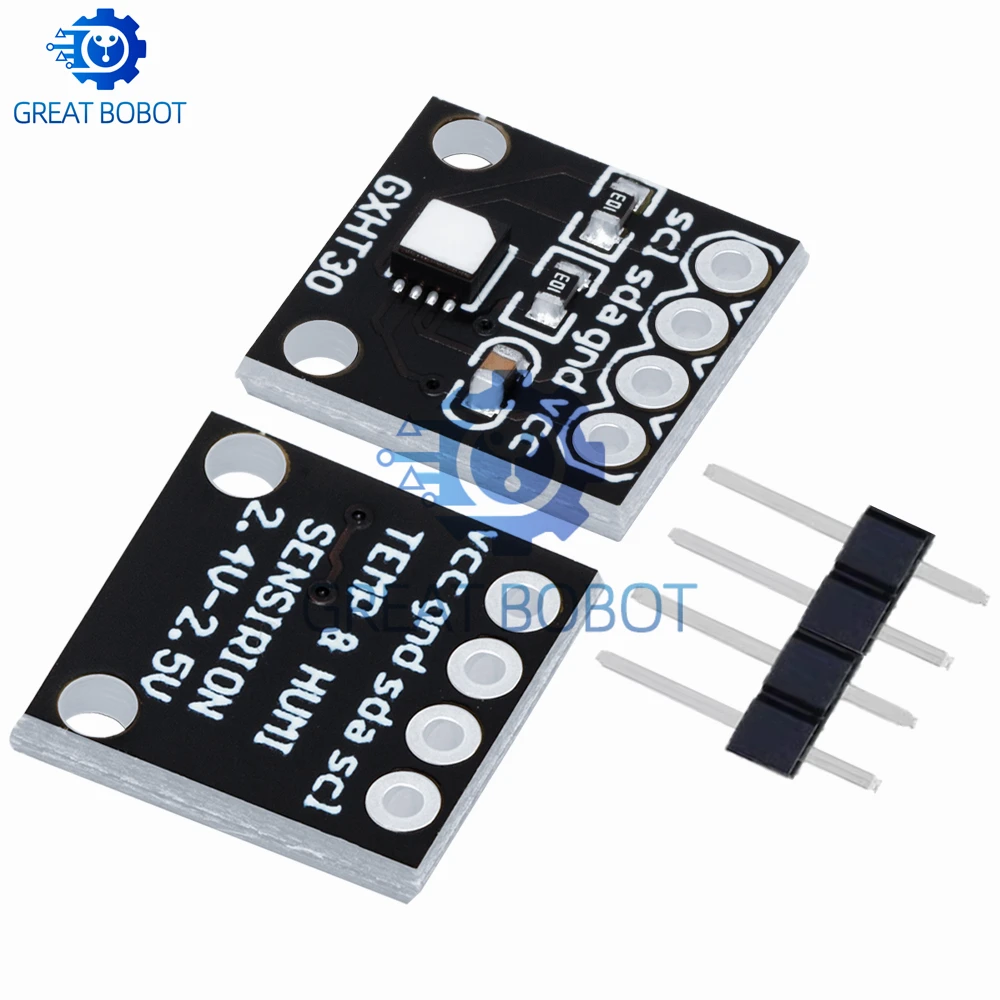 Módulo sensor de temperatura y humedad GXHT30: interfaz IIC(I2C), ruptura de microcontrolador, compatible con SHT31/SHT30 para Arduino - imagen 5