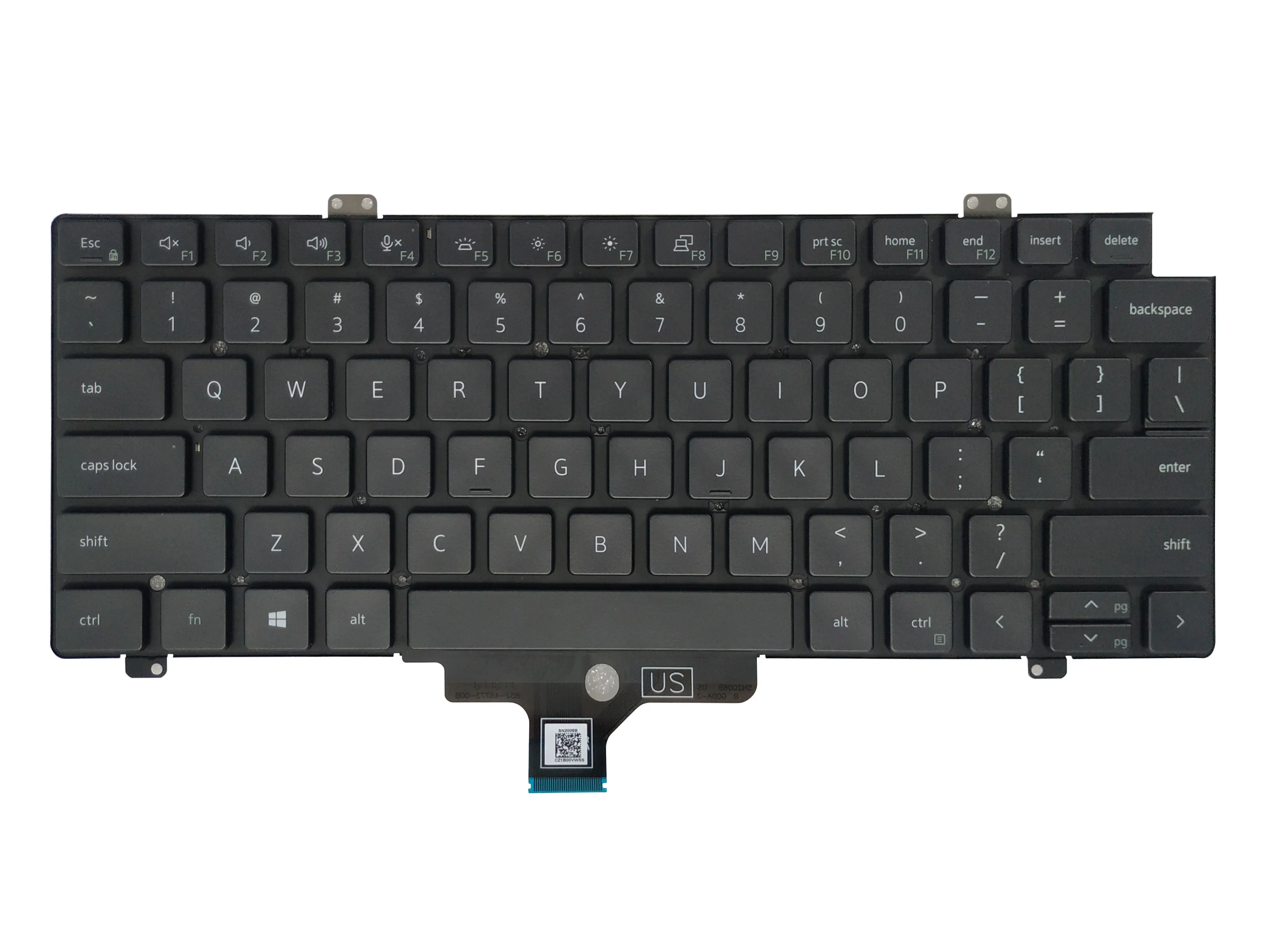 Nuevo teclado latino/estadounidense/español/Reino Unido para DELL Latitude 5420 5421 7420 7520 7521 2 en 1 (Año 2021) 0CW3R5 SN2006B SG-A2750-XUA - imagen 4