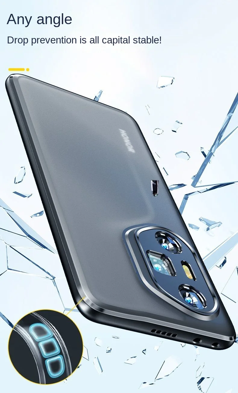 Para Huawei Honor 400 Pro funda de silicona suave mate a prueba de golpes funda protectora trasera para Honor 400 Lite Honor400 Pro Shell - imagen 3