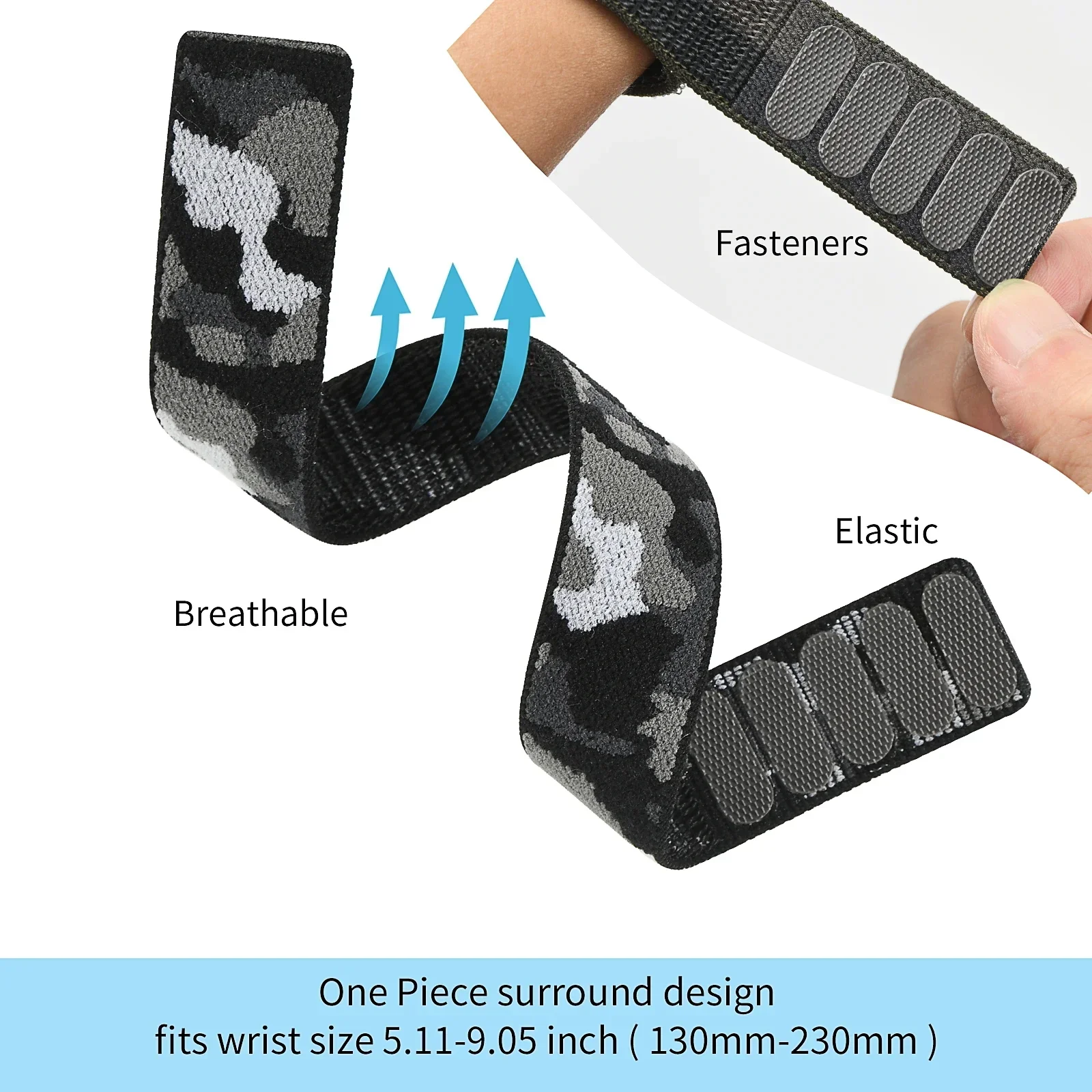 Correa de nailon QuickFit de 22mm y 26mm para Garmin Fenix 7 7X 6X Pro/Epix Pro Gen 2 51mm 47mm/Fenix6 5Plus 5XPlus, correa de reloj trenzada - imagen 5