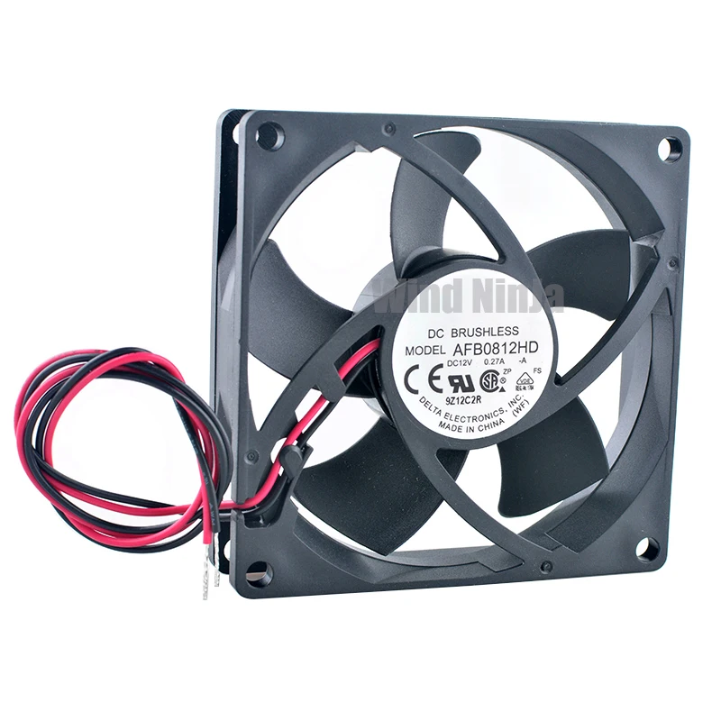 AFB0812HD 8cm X 80mm ventilador de refrigeración de doble rodamiento de bolas DC12V 0.27A 4200rpm para chasis CPU fuente de alimentación Hardware de computadora - imagen 3