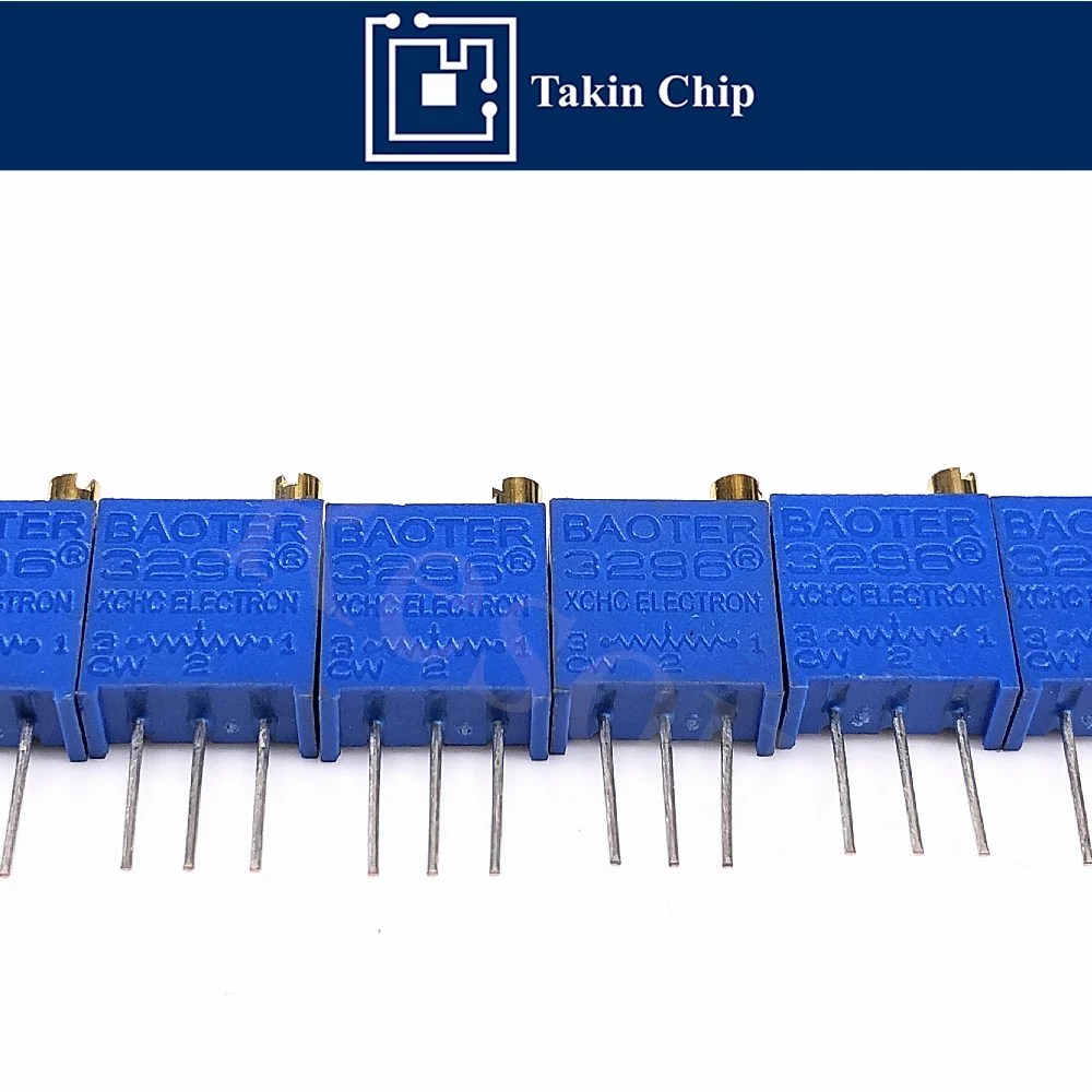 (10 uds) 3296W-1-103LF 3296W 10K ohm 103 3296W-1-103 W103 3296W-1-503 50K ohm 503 W503 potenciómetro recortador Trimpot