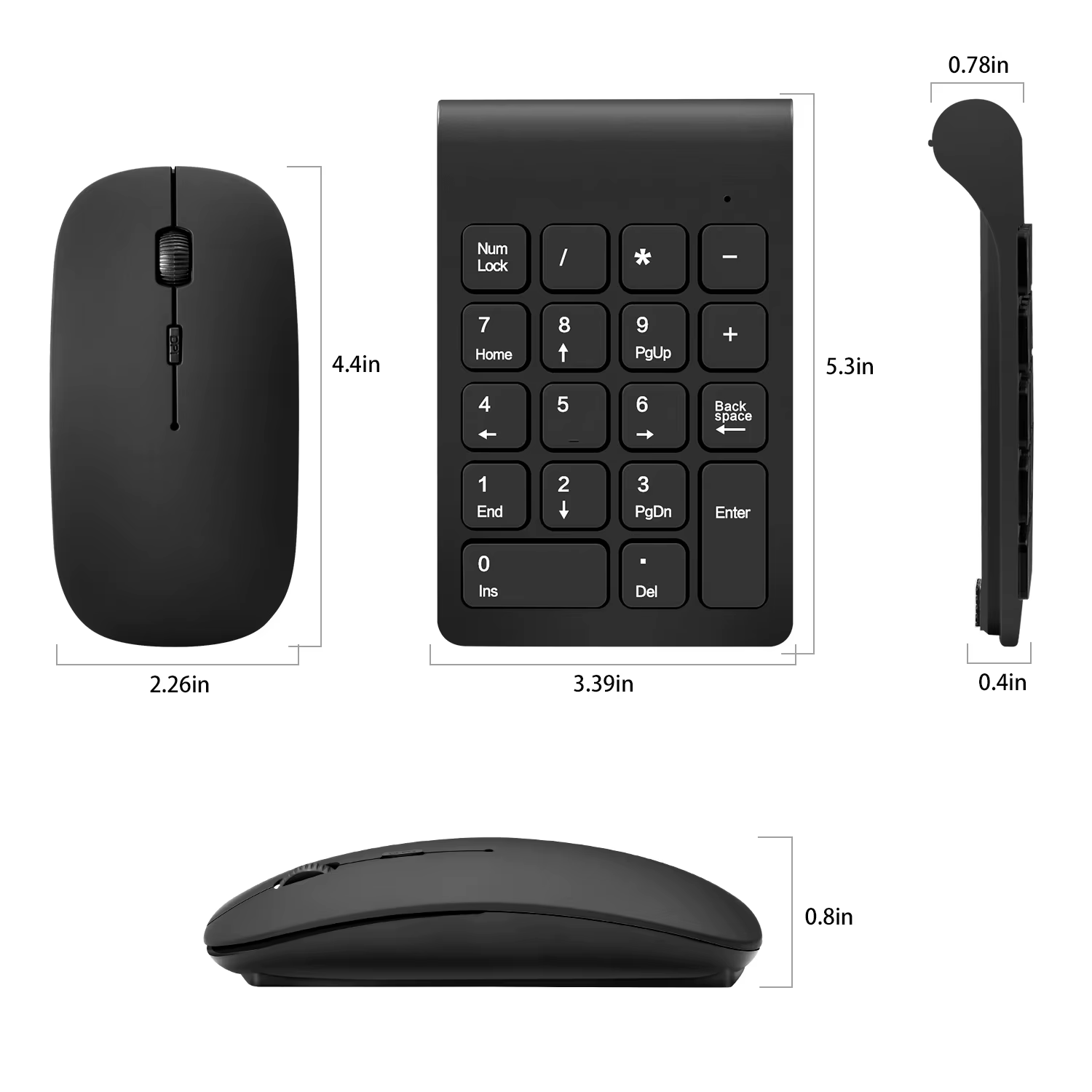 Teclado Numérico Inalámbrico Lefon - 18 Teclas USB para PC y Portátil - imagen 3