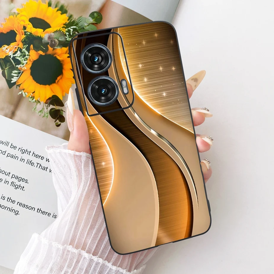 Para Motorola Edge 50 Fusion funda XT2429-1 elegante mariposa pintado funda suave TPU funda de teléfono para Motorola G96 G 96 MotoG96 bolsas - imagen 4