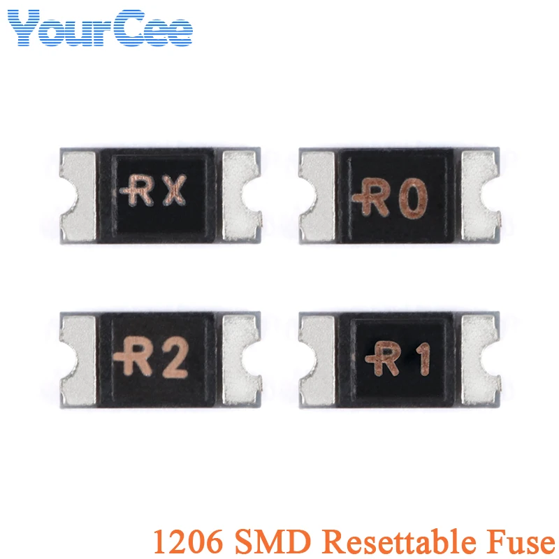 10 Uds 1206 PTC SMD fusible reiniciable 1500ma 1.5A 1000ma 1A 200ma 0.2A 160ma 0.16A 100ma 0.1A fusible de recuperación 0603 1210 1812 20180805 - imagen 2