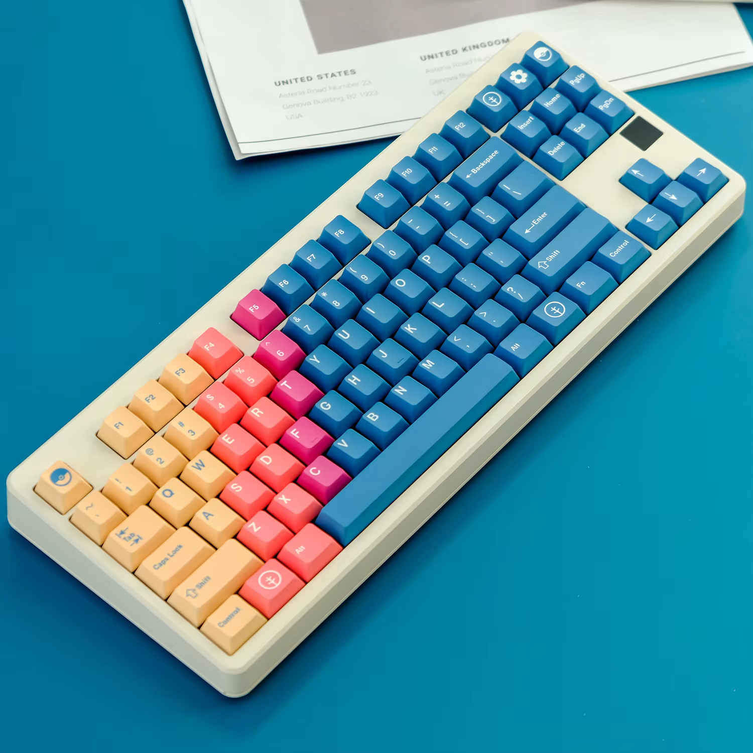 Teclas PBT Gradiente Cereza Vilebloom para Teclado Mecánico - imagen 3