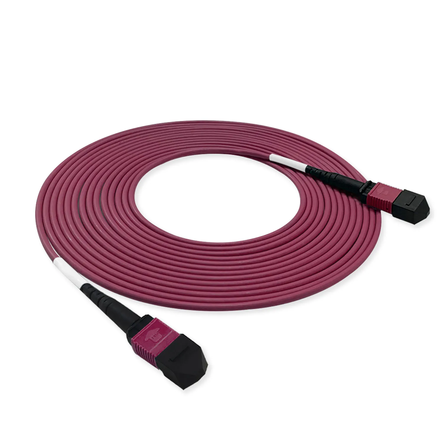 Cable de conexión de fibra óptica OM4 MPO, 12 núcleos, 6 canales, tipo B, puente multimodo, hembra a hembra, PC LSZH de 3,0mm - imagen 4