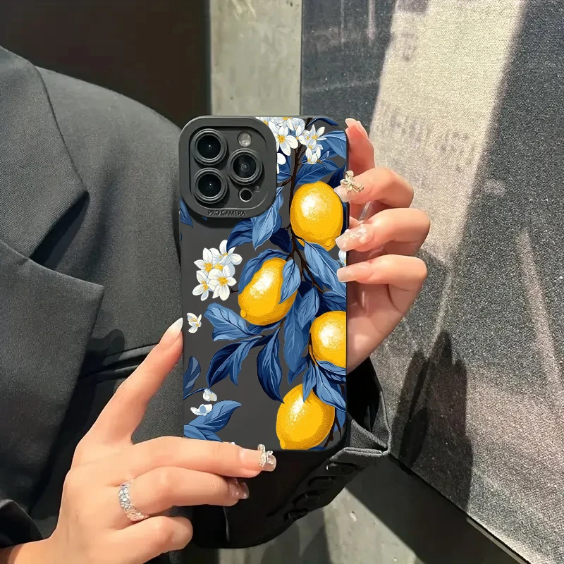 Funda de teléfono con flor de limón y fruta de verano para Xiaomi Poco F6 F5 X5 M6 X7 Pro Mi 15 14T 13T 12T Pro 14 13 11 Lite 5G NE - imagen 3