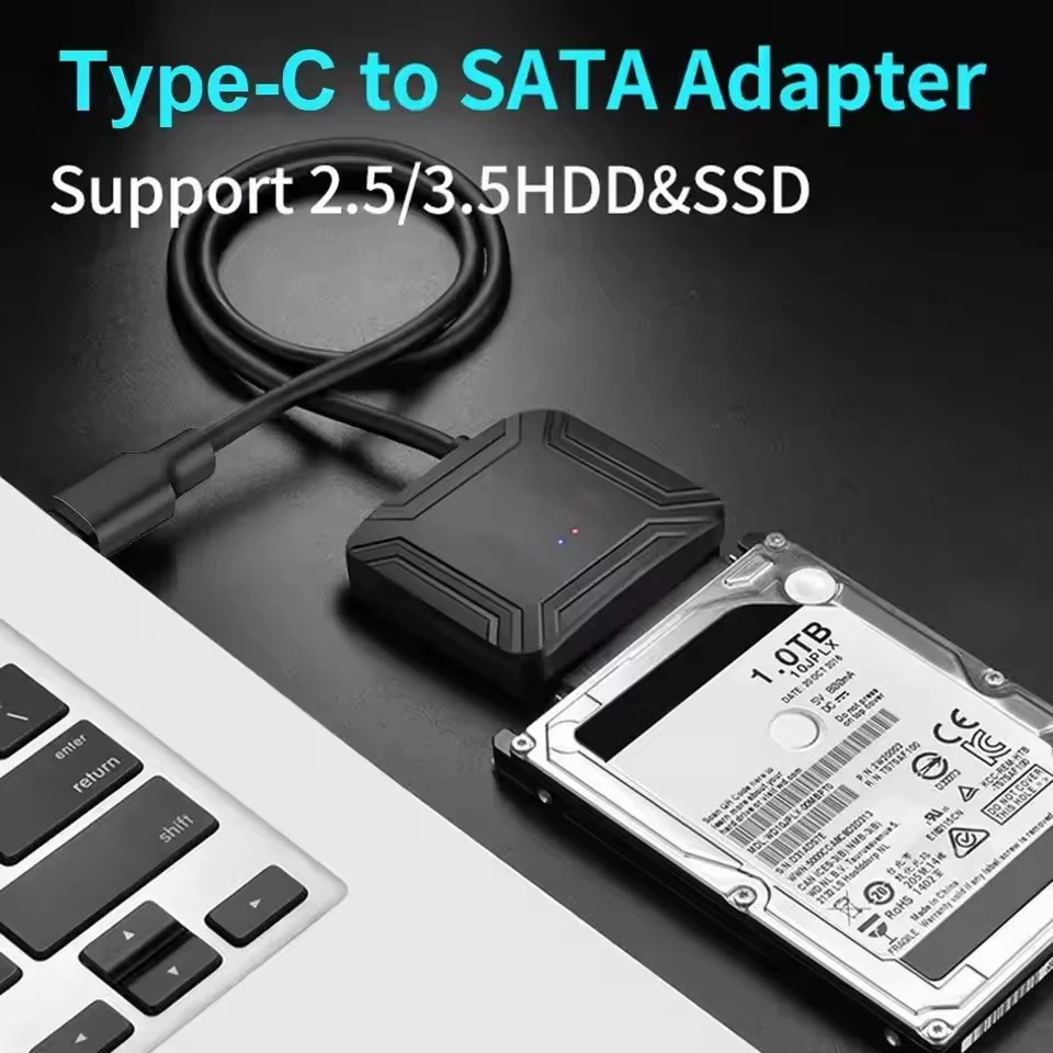 Cable Congdi USB 3,0 a SATA, adaptador Sata III a USB, Cables convertidores compatibles con disco duro adaptador HDD SSD externo de 2,5/3,5 pulgadas - imagen 2
