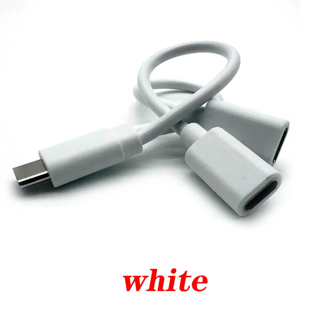 USB C tipo C 1 a 2 puertos tipo C macho a tipo C hembra divisor Cable de fecha de carga múltiple para teléfono inteligente tableta 0,2 m - imagen 5