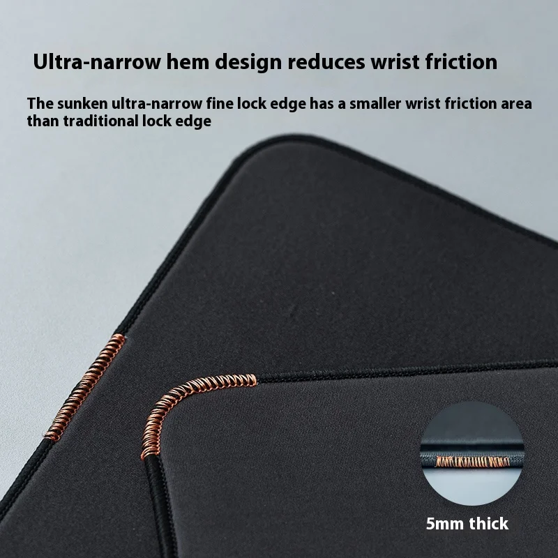 Lofree HYPACE Falcon Esport-alfombrilla para ratón, alfombrilla para mesa de juegos de ordenador de oficina, prevención del sudor, Base antideslizante Poron, pegamento, tamaño Extra grande - imagen 4