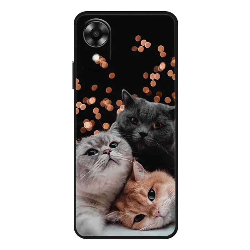 Funda para Oppo A17k, carcasa trasera de silicona, bonita, Lobo encantador, Oppo A17k A17 k, funda blanda A 17 K - imagen 5