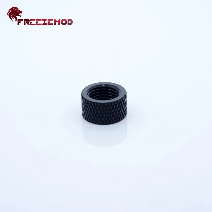 FREEZEMOD doble rosca G1/4 hembra 10MM extensor de conector de junta a tope patrón de diamante Compute PC accesorio enfriador de agua HYCZT-B10 - imagen 4