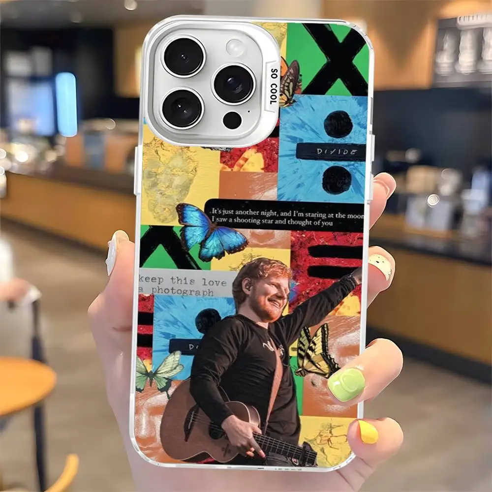 Funda de teléfono Ed Sheeran para iPhone 17 16 15 14 13 12 11 Pro MAX mate a prueba de golpes trasera anticaída cubierta mate - imagen 4