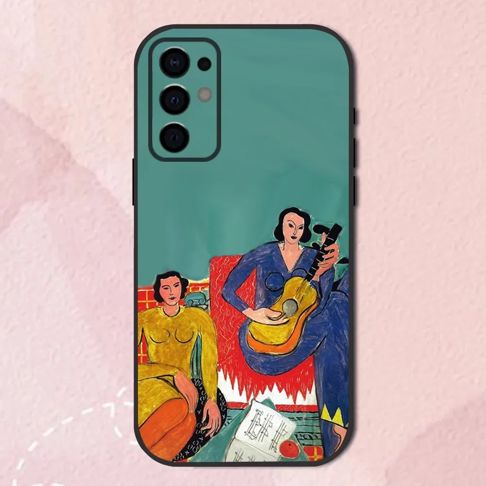 Funda de teléfono con pintura artística de Henry Matisse para Samsung S24,S21,S22,S23,S30,Ultra,S20,Plus,Fe,Lite,Note,10,9,5G, carcasa suave negra - imagen 2