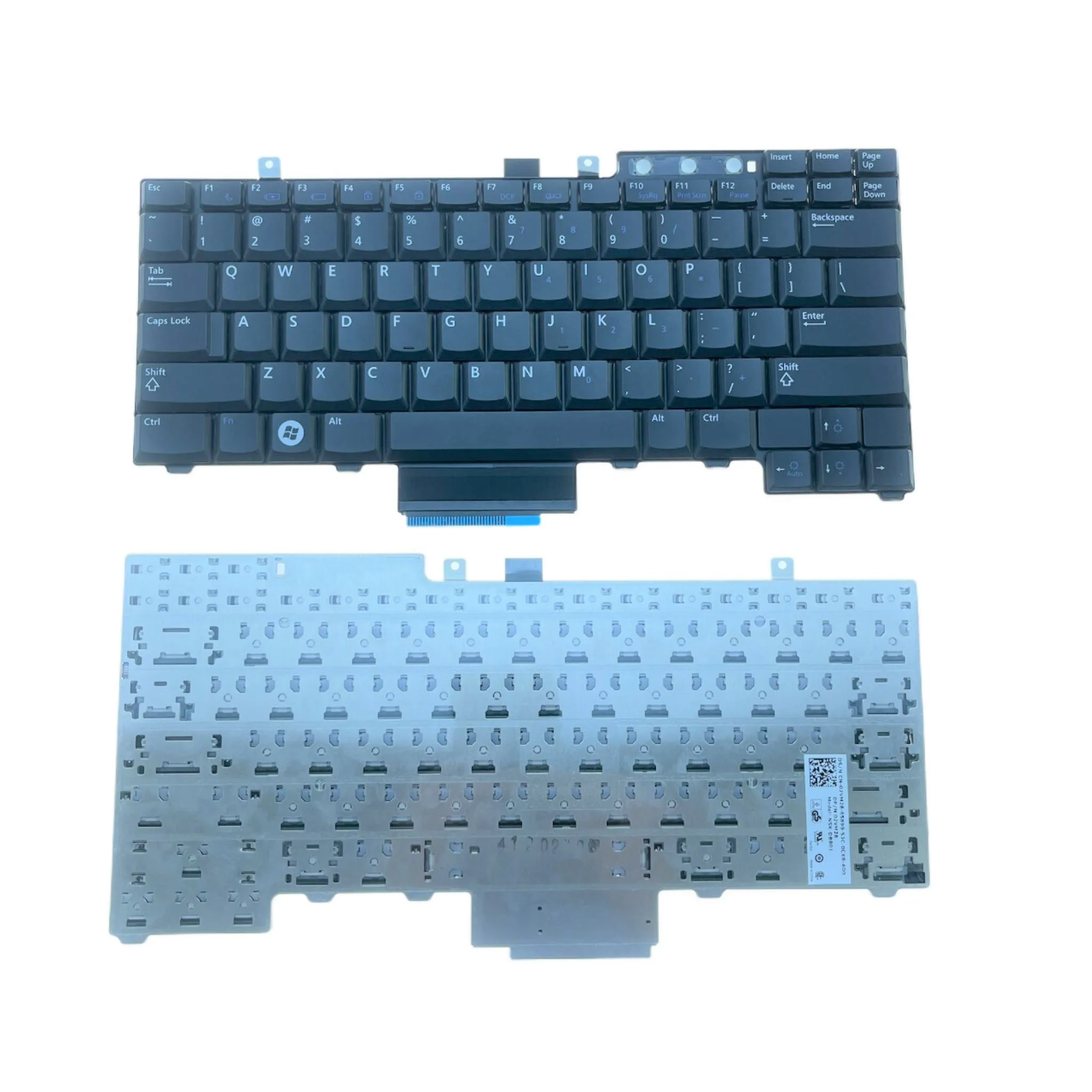 Nuevo teclado para ordenador portátil de EE. UU. para Dell Latitude E5300 E5400 E5500 E5510 E5410 reemplazo de PC portátil 02VM28 NSK-DBB01