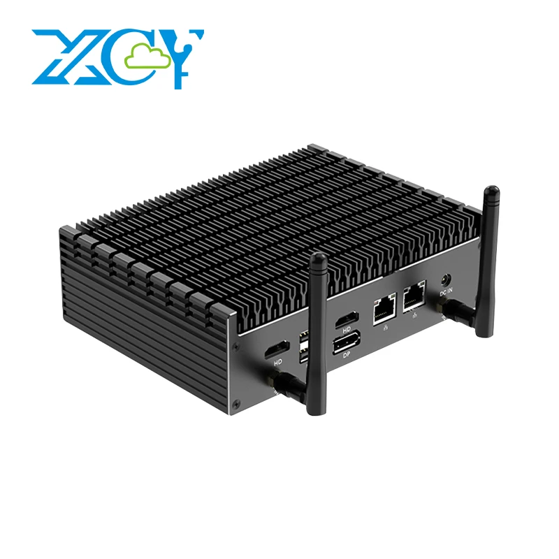 Mini PC sin ventilador Procesadores Intel Core de 12. a/13 a generación Windows11 2xDDR4 2x M.2 NVMe SSD Thunderbolt4 2xHDMI 1x DP 2x Ethernet WiFi6