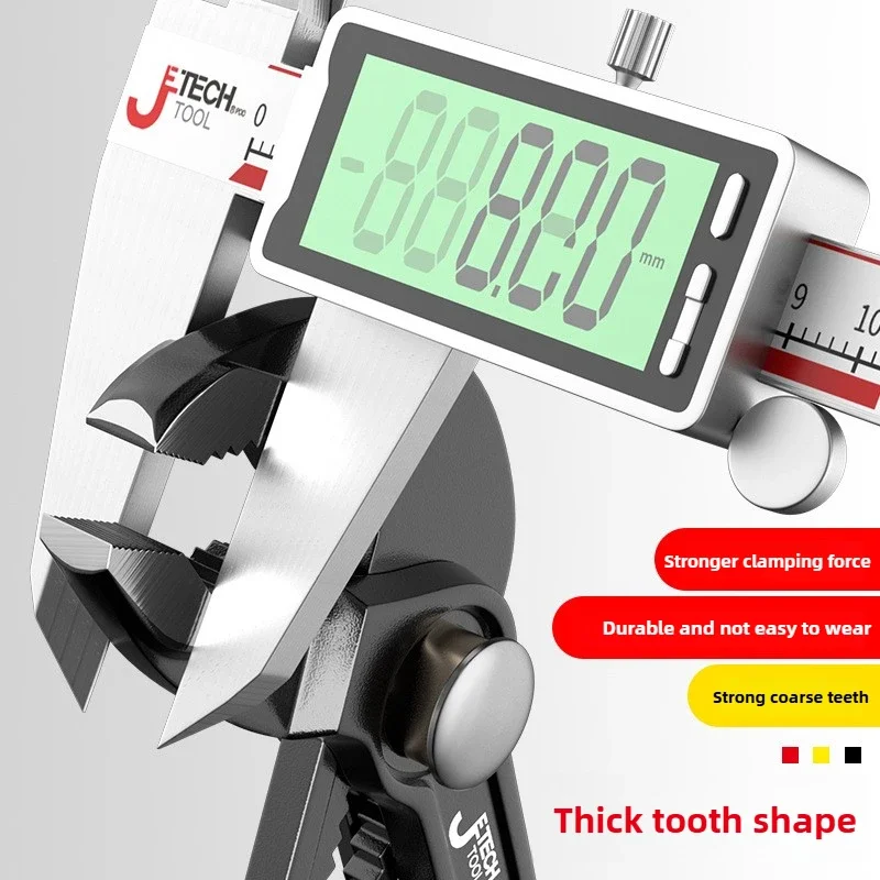 Alicates para bomba de agua de 8/10/12 pulgadas, alicates de plomería de liberación rápida, llave de tubo, alicates de abrazadera de tubo de agua ajustables, herramientas manuales para el hogar - imagen 5