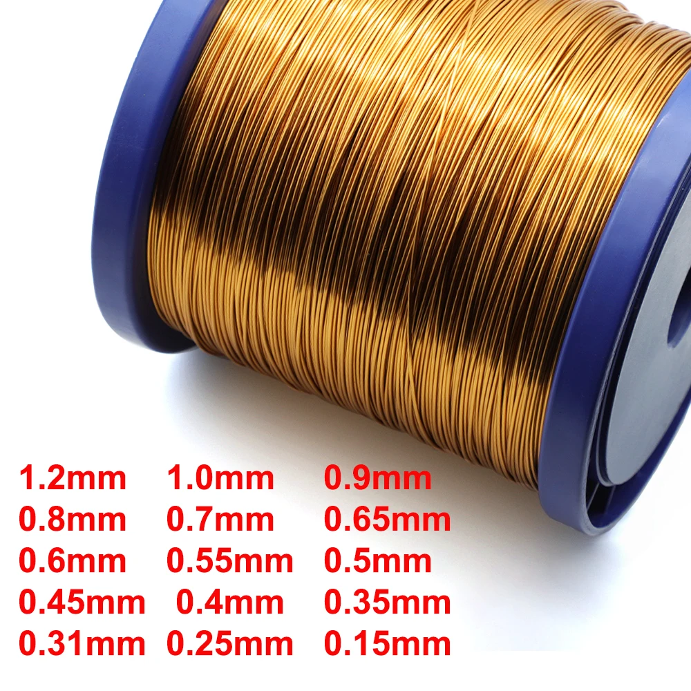 1000g QA-1/155 CCA alambre esmaltado de aluminio revestido de cobre de soldadura directa alambre esmaltado de poliuretano 0,15-1,2mm alambre CCA esmaltado - imagen 4