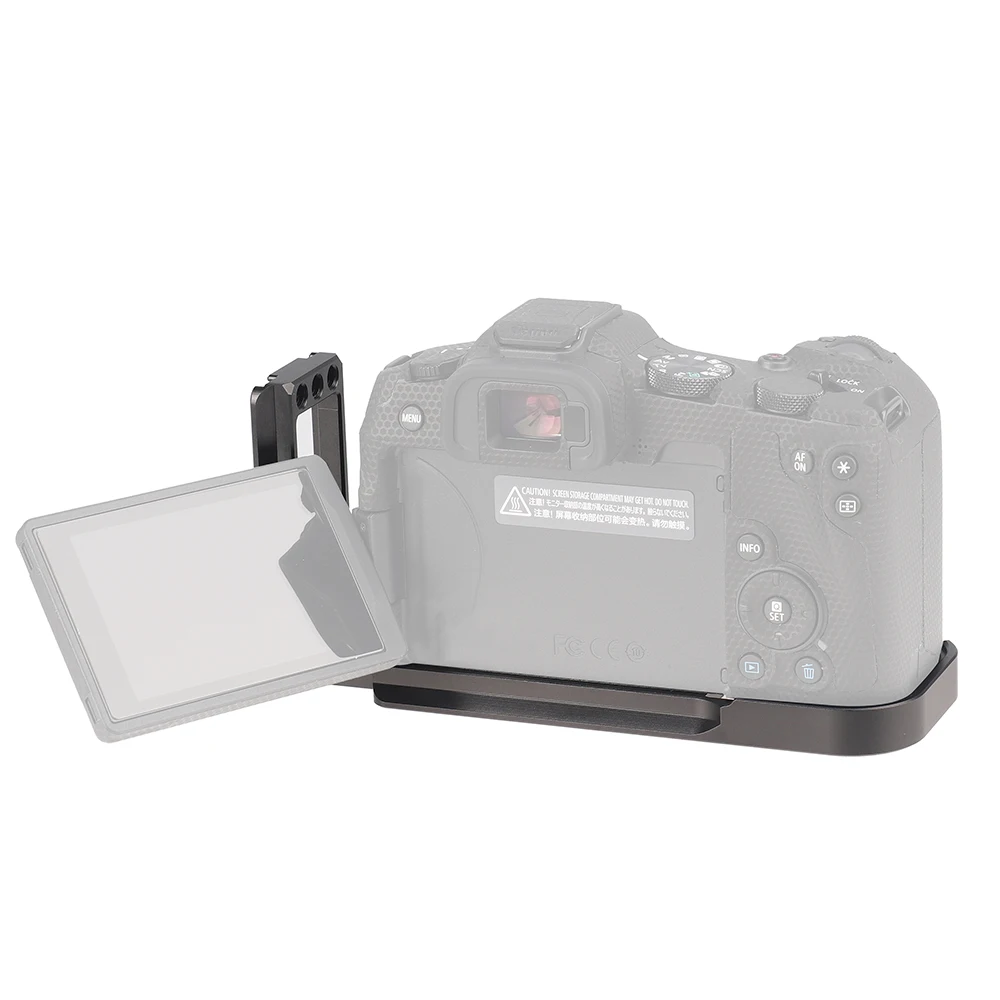 Placa de liberación rápida para Canon EOS R8, estabilizador de cámara EOS RP, mango de raqueta Vertical, soporte de placa L, soporte de trípode de agarre manual - imagen 4