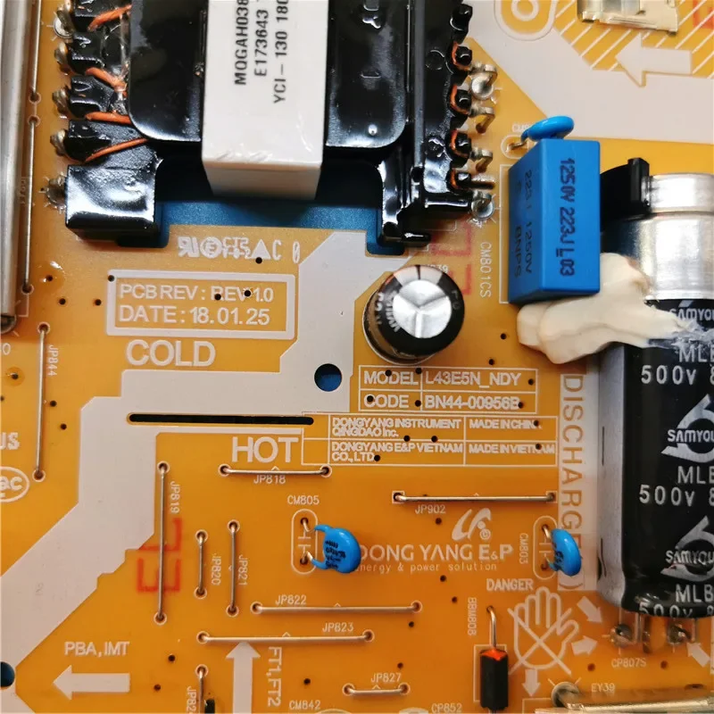 Placa de alimentación de BN44-00956A Original auténtica L43E5N_NDY es para piezas de TV UA43N5500AKXXZ UA43N5500AK UA43N5500 - imagen 5