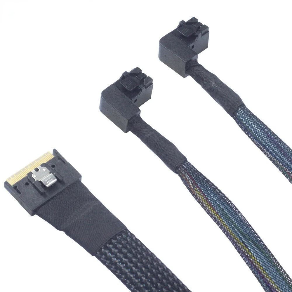 Cable de conexión MINI SAS Slimline SFF-8654 8i 4.0 a SAS HD SFF-8643 - imagen 5