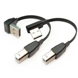 Cable USB 2.0 A Macho a B Macho 90° para Impresoras