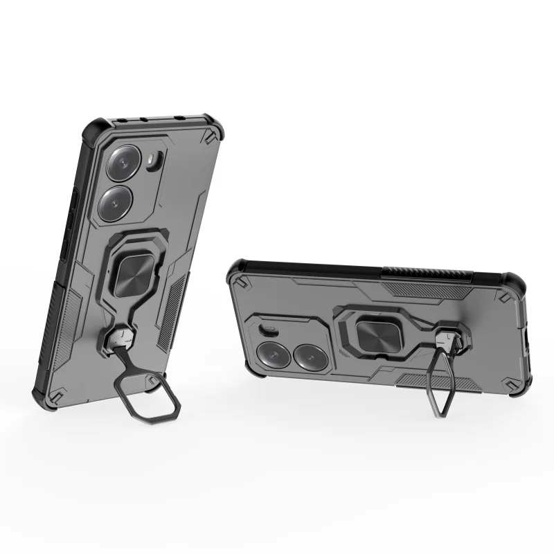 Para Poco X7 Pro funda Xiaomi Poco X7 Pro Capas parachoques atracción magnética adsorción soporte de anillo de Metal Fundas Poco X7 Pro - imagen 4