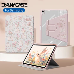 Fundas Rotación 360° Samsung Galaxy Tab con Portalápices y Auto Sleep Wake