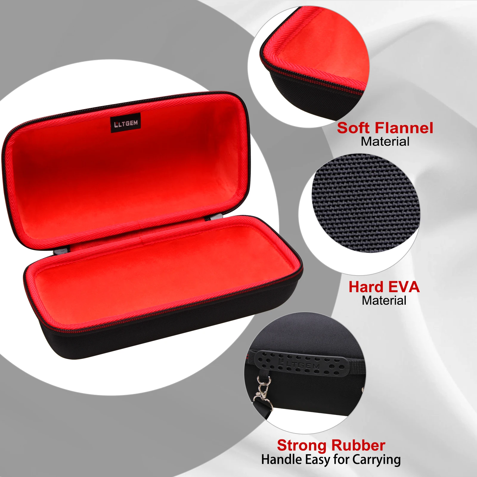 Estuche rígido de EVA para JBL Pulse 5 Altavoz Bluetooth portátil Bolsa de almacenamiento de transporte protectora (¡solo estuche!) - imagen 5