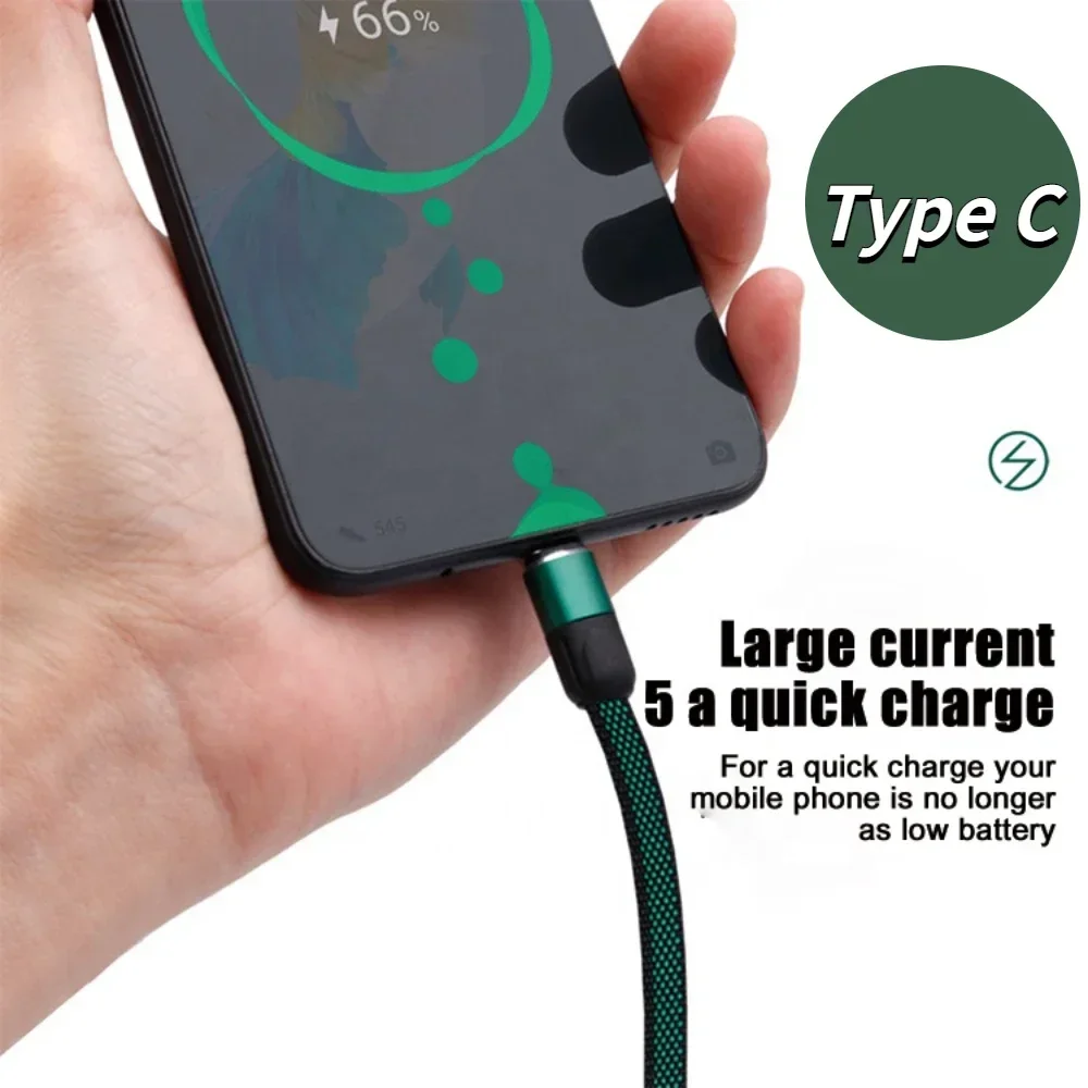 Cable cargador USB tipo C para iPhone 14, 13, 12, Huawei, Android, Cable de datos para teléfono móvil tipo C, Cable de carga Micro rápido USB - imagen 4