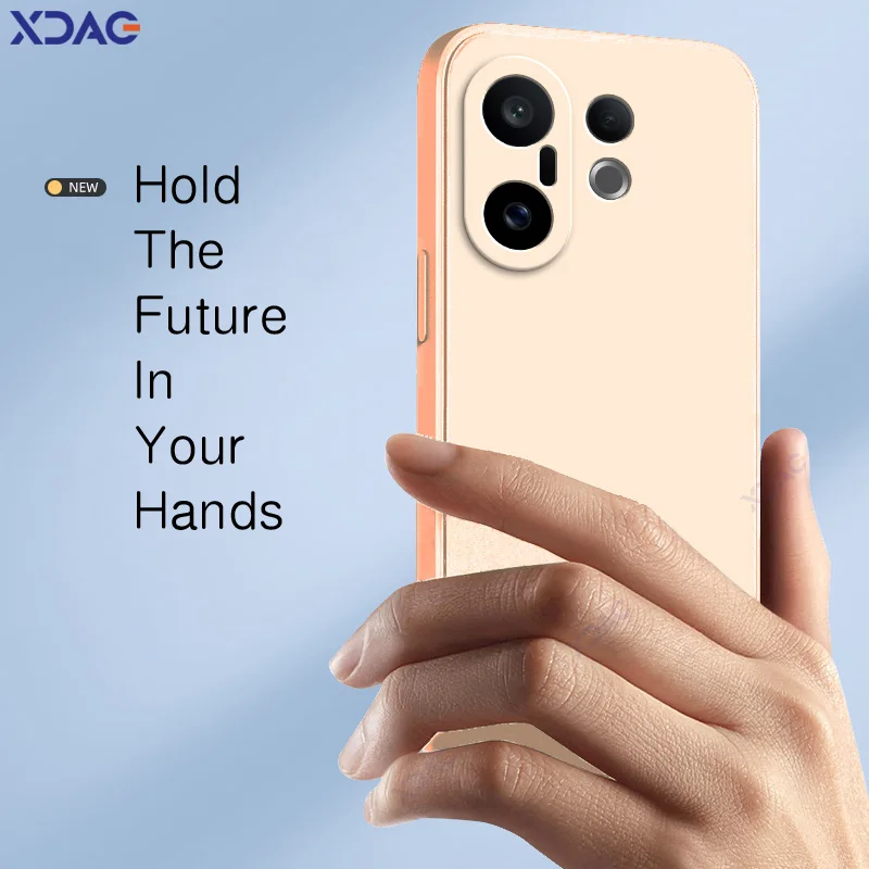 Fundas de lujo para teléfonos móviles Candy para VIVO S30 Pro Mini 5G V2465A protección VIVOS30Promini fundas blandas armadura cuadrada de silicona líquida - imagen 5