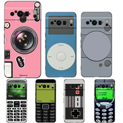 Funda Google Pixel Retro Cassette – TPU Antigolpes Negra