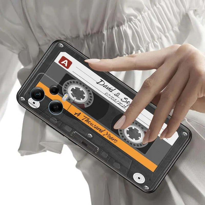 Funda suave de cinta de casete de música Retro Para Xiaomi Redmi Note 12 Pro Plus 12S 11 10 Pro 11S 10S 9 8 Pro 9 7 8T, funda trasera de teléfono - imagen 4