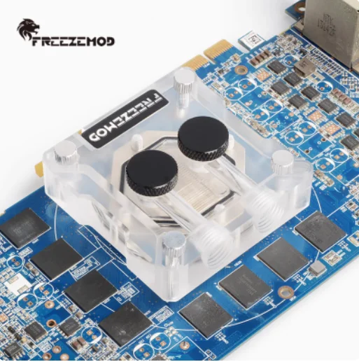 FREEZEMOD RGB Tarjeta gráfica Soporte Paso del orificio 53 mm-62 mm Bloque de enfriamiento de agua de cobre Bloque de enfriamiento de líquido VGA. VGA-THC - imagen 2