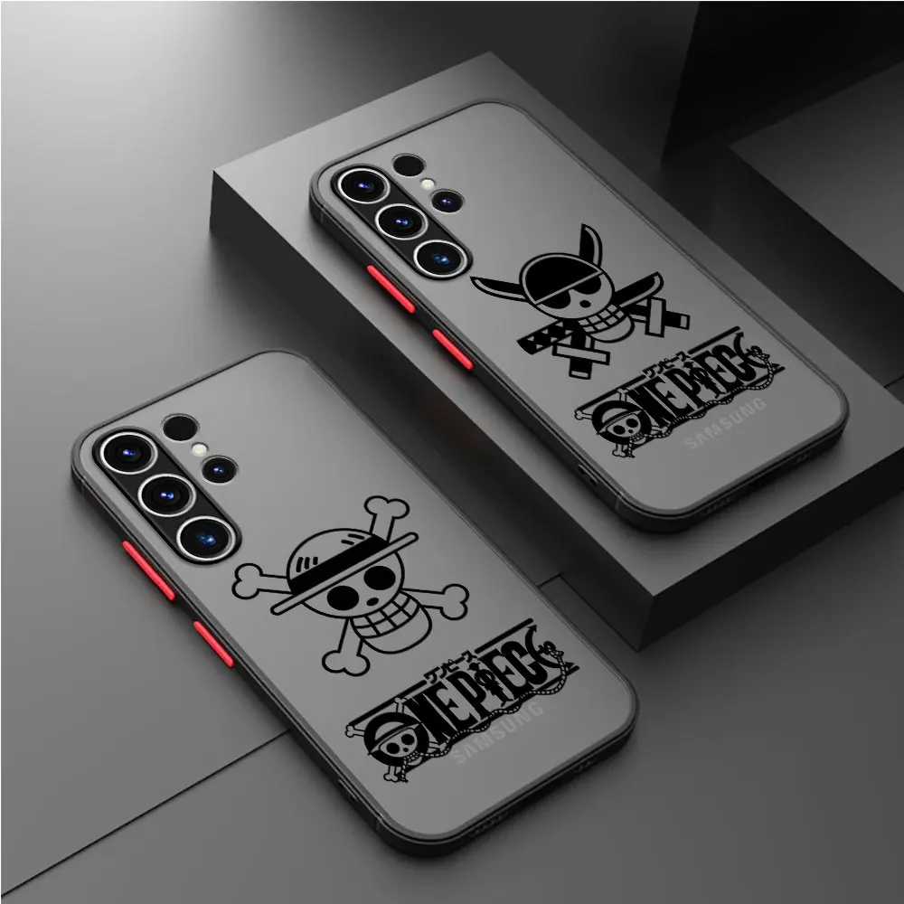 Funda con logotipo de una pieza para Samsung Galaxy S20 FE S22 Plus S21 S23 Ultra S9 S24 Ultra S10 Lite S23 FE TPU a prueba de golpes
