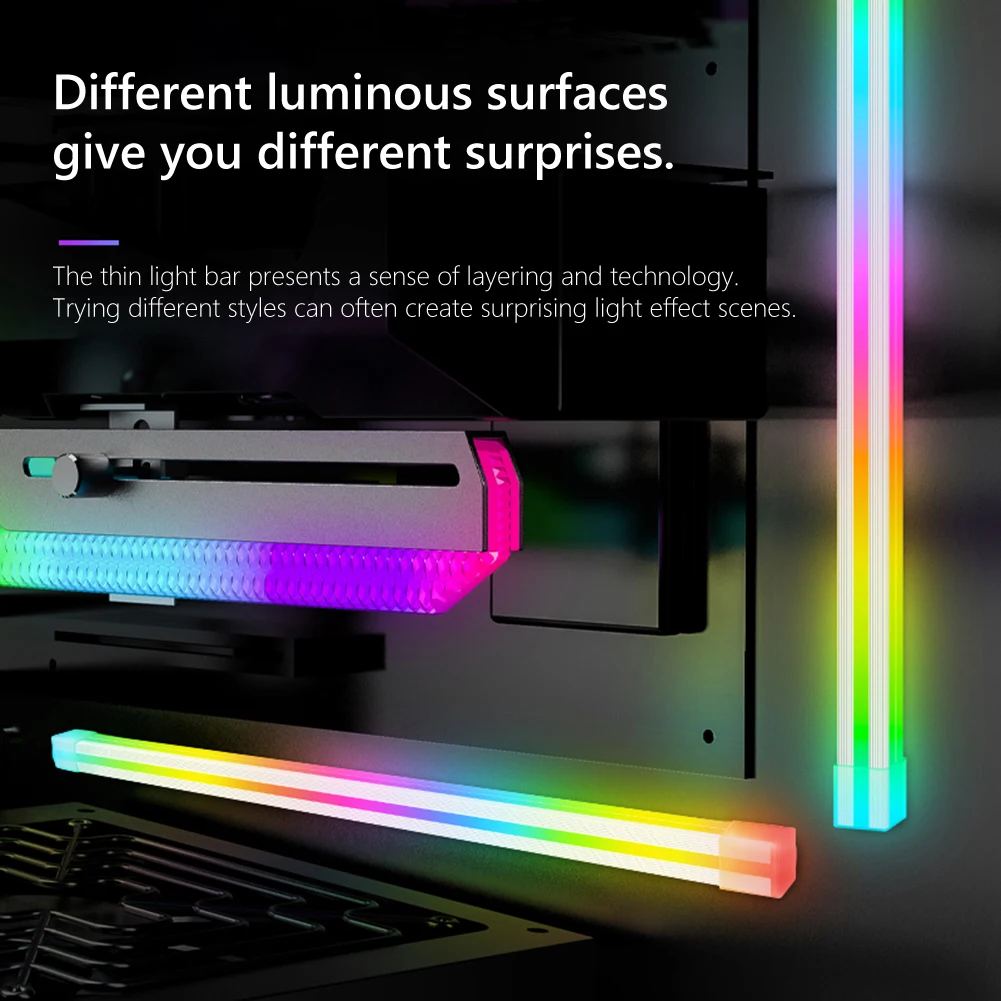 Tira de lámpara Flexible de 5V, 3 pines, 4 pines, ARGB AURA SYNC 26LED, barra de luz de placa base, accesorios de ordenador, tira de luz Flexible para ASRock - imagen 3