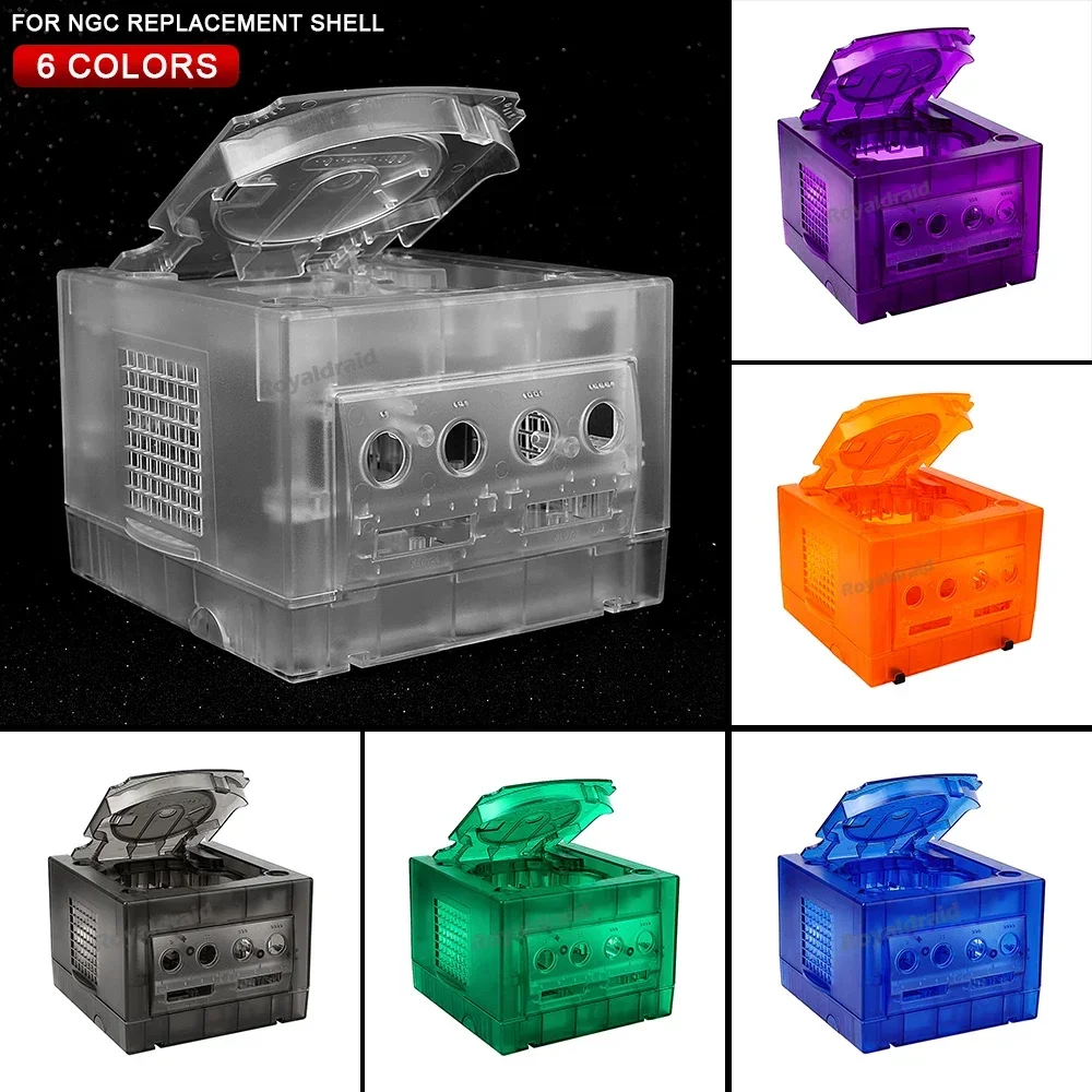 Funda transparente de repuesto de 6 colores para Nintendo Gamecube, carcasa para consola de videojuegos Retro NGC DOL-101/DOL-001 - imagen 2