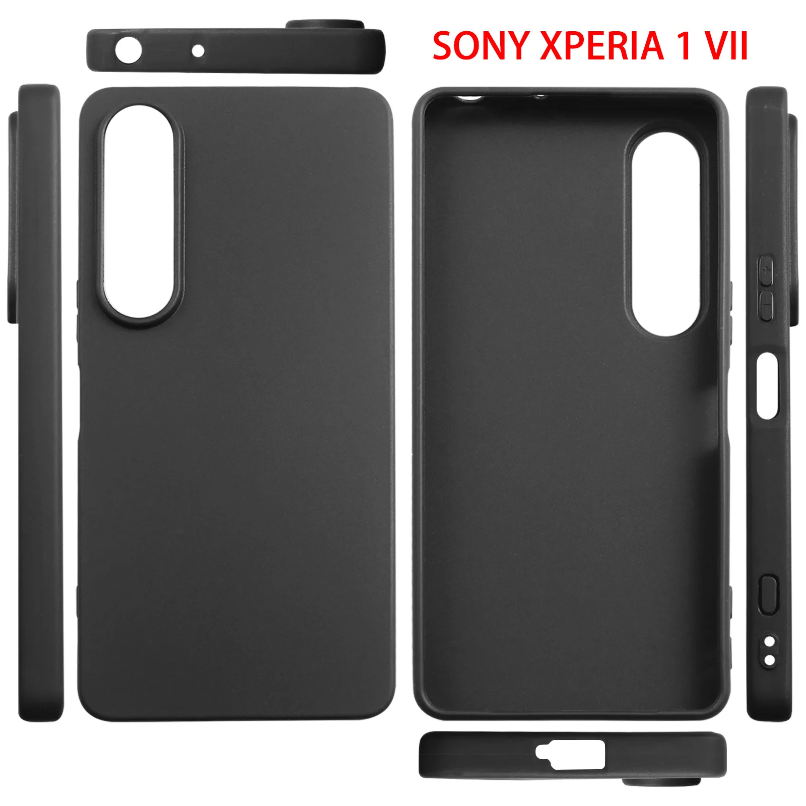 Funda de teléfono mate de silicona TPU suave para Sony Xperia 1 VII, Funda trasera para SONY Xperia 1VII 1vii, Funda protectora
