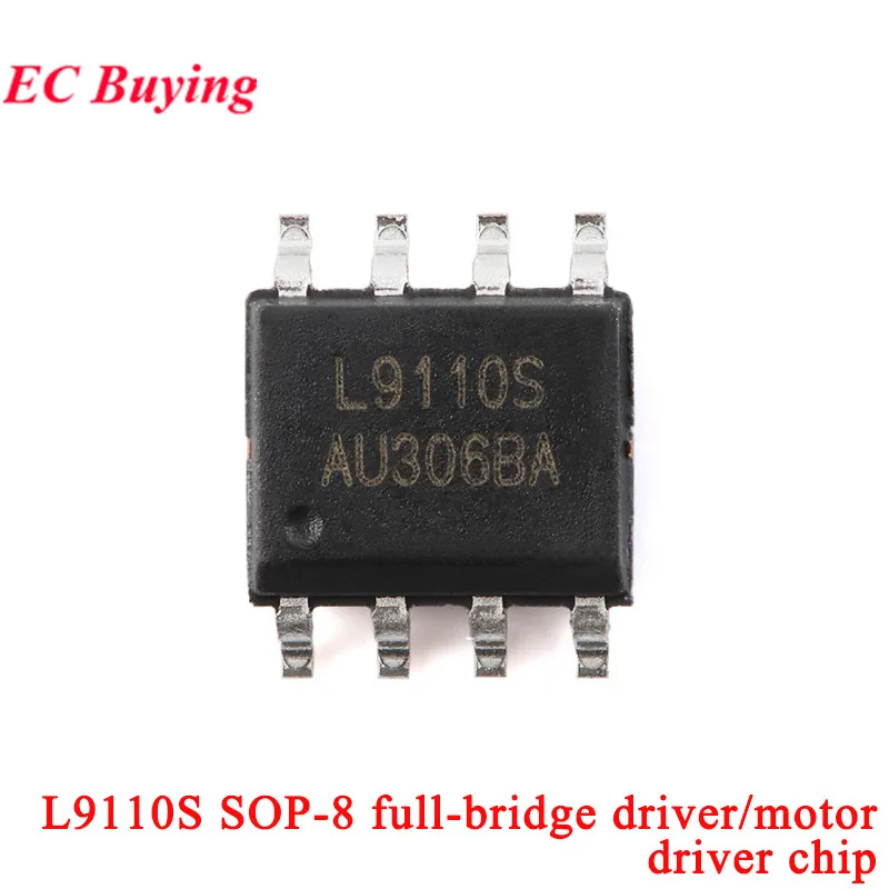 100 uds/1 pieza A4950ELJTR-T A4950T L9110S DRV8837 DRV8837CDSGR DRV8837DSGR DRV8833 DRV8870 H-puente completo DMOS PWM Chip controlador de Motor - imagen 3